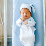 Samuel Knotted Gown Set | Milk & Baby