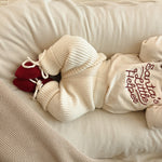Luna + Luca Baby Rib Leggings | Cream | Milk & Baby