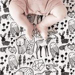 Nordic | Organic Muslin Swaddle | Milk & Baby