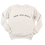 Know Your Worth Sweatshirt | Milk & Baby