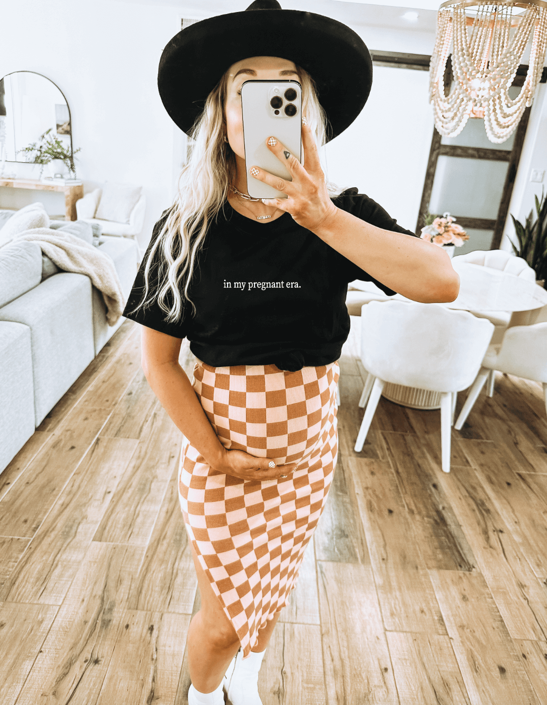 In my pregnant era minimal tee | Milk & Baby