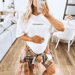 In my pregnant era minimal tee | Milk & Baby