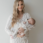 Smile Checkerboard | Women's Bamboo Pajamas | Milk & Baby