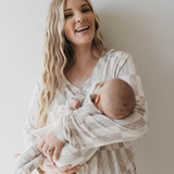 Smile Checkerboard | Women's Bamboo Pajamas | Milk & Baby