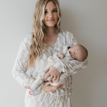 Smile Checkerboard | Women's Bamboo Pajamas | Milk & Baby