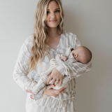 Smile Checkerboard | Women's Bamboo Pajamas | Milk & Baby