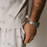 Arm Day | Men's Bamboo Short Pajamas | Milk & Baby