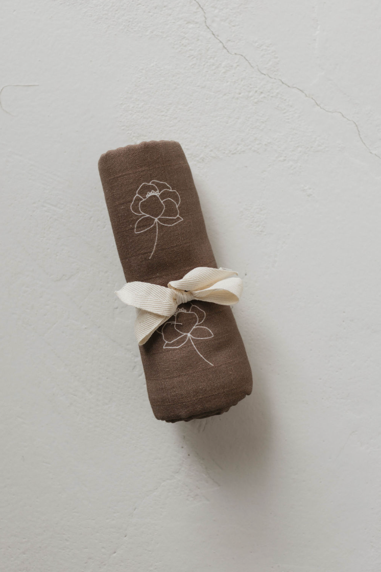 Sweet Dreams Floral | Muslin Swaddle | Milk & Baby