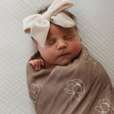 Sweet Dreams Floral | Muslin Swaddle Milk & Baby
