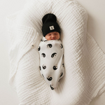 Black & White Yin Yang | Bamboo Swaddle | Milk & Baby