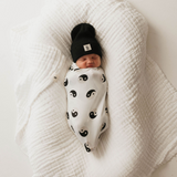 Black & White Yin Yang | Bamboo Swaddle | Milk & Baby