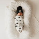 Black & White Yin Yang | Bamboo Swaddle | Milk & Baby
