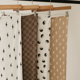 Black & White Yin Yang | Bamboo Swaddle | Milk & Baby