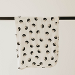 Black & White Yin Yang | Bamboo Swaddle | Milk & Baby