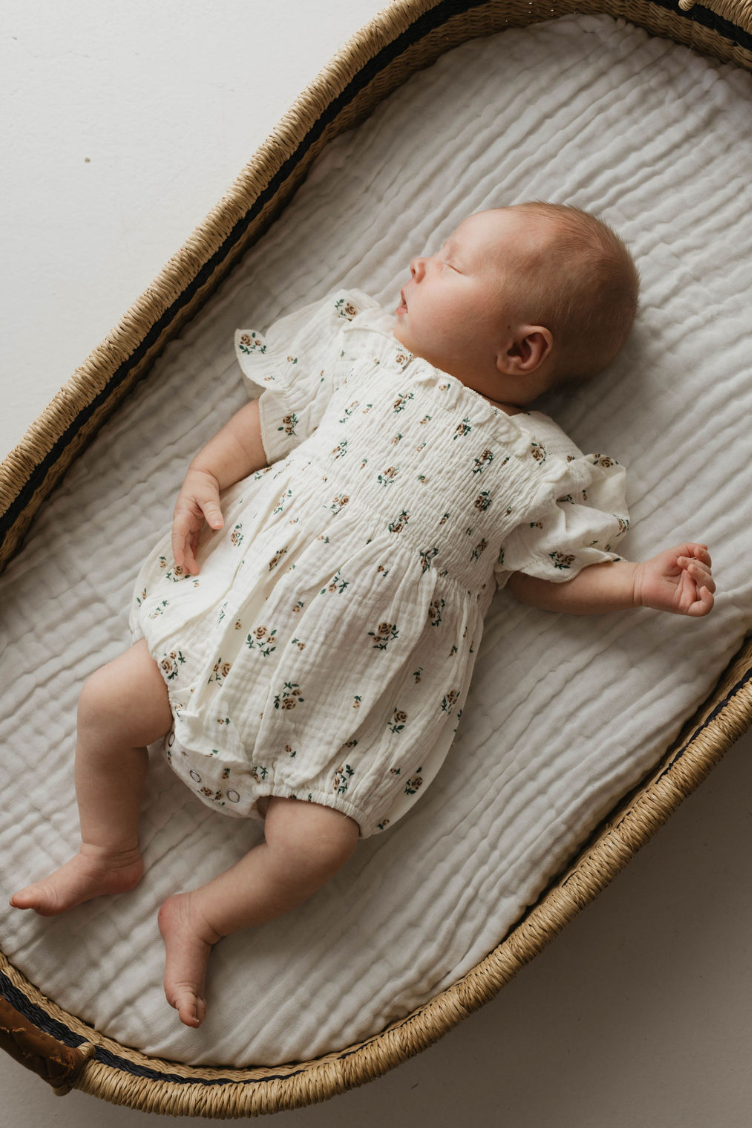 Garden Days | Muslin Romper | Milk & Baby