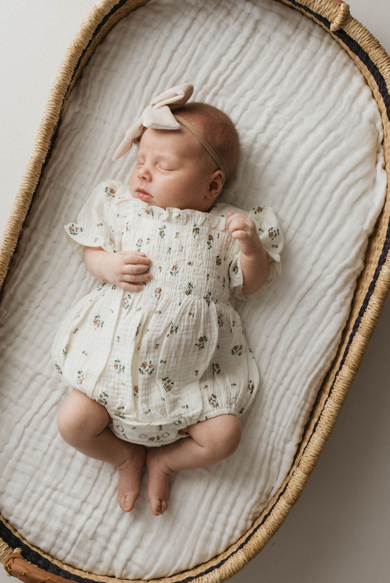 Garden Days | Muslin Romper | Milk & Baby