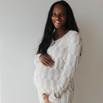 Smile Checkerboard | Women's Bamboo Pajamas | Milk & Baby