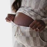 Smile Checkerboard | Women's Bamboo Pajamas | Milk & Baby