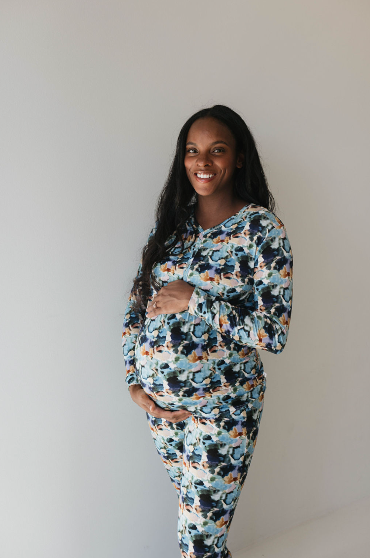 Charli Print | Women's Bamboo Pajamas | Milk & Baby