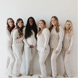 Smile Checkerboard | Women's Bamboo Pajamas | Milk & Baby