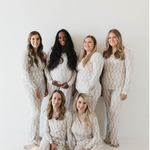 Smile Checkerboard | Women's Bamboo Pajamas | Milk & Baby