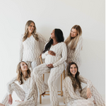 Smile Checkerboard | Women's Bamboo Pajamas | Milk & Baby