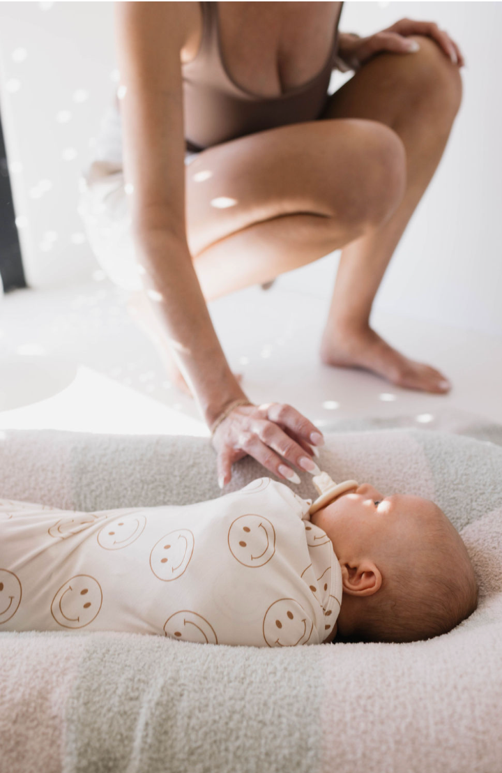 Just Smile | Bamboo Swaddle | Milk & Baby