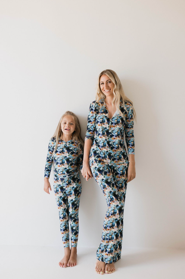 Charli Print | Women's Bamboo Pajamas | Milk & Baby
