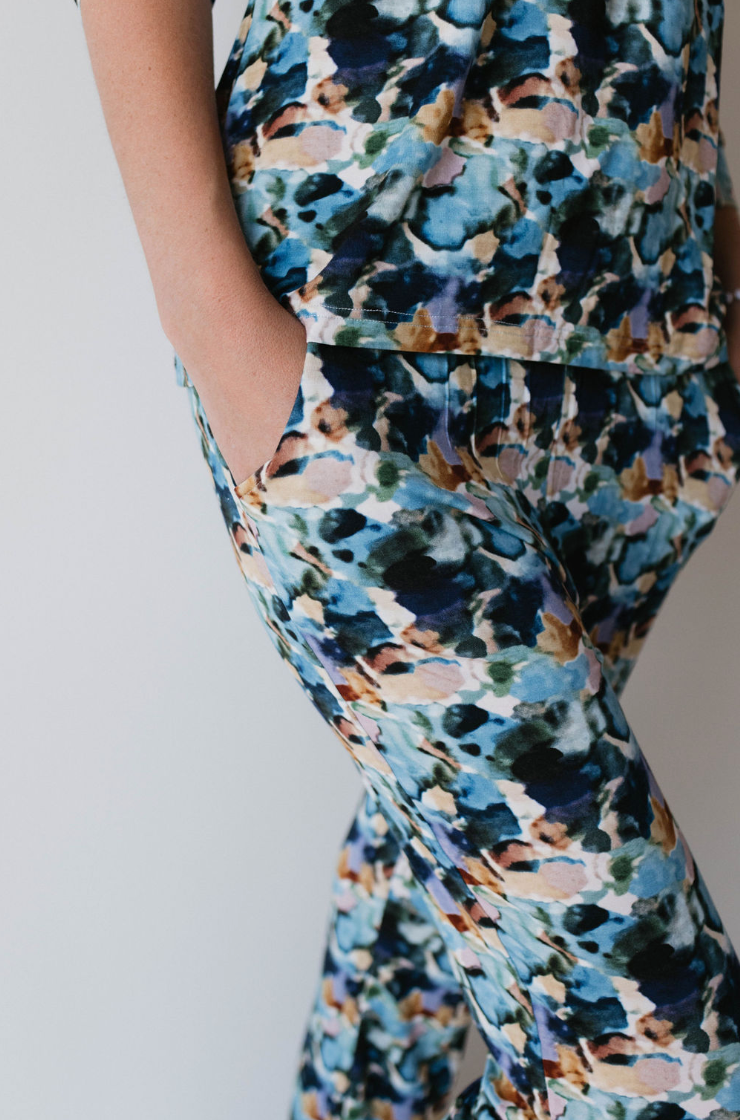 Charli Print | Women's Bamboo Pajamas | Milk & Baby