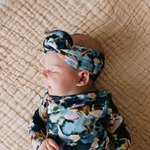 Charli Print | Bamboo Knotted Gown | Milk & Baby