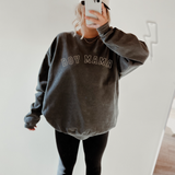 Boy Mama Varsity Sweatshirt