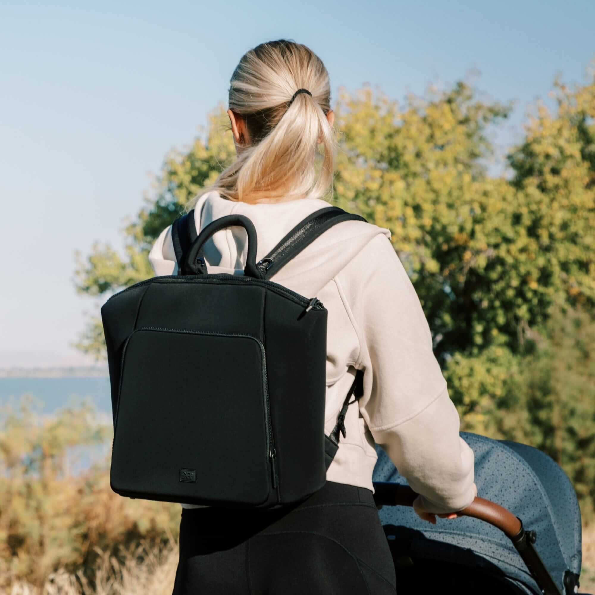 Ebony Seoul Neoprene Backpack II | Milk & Baby