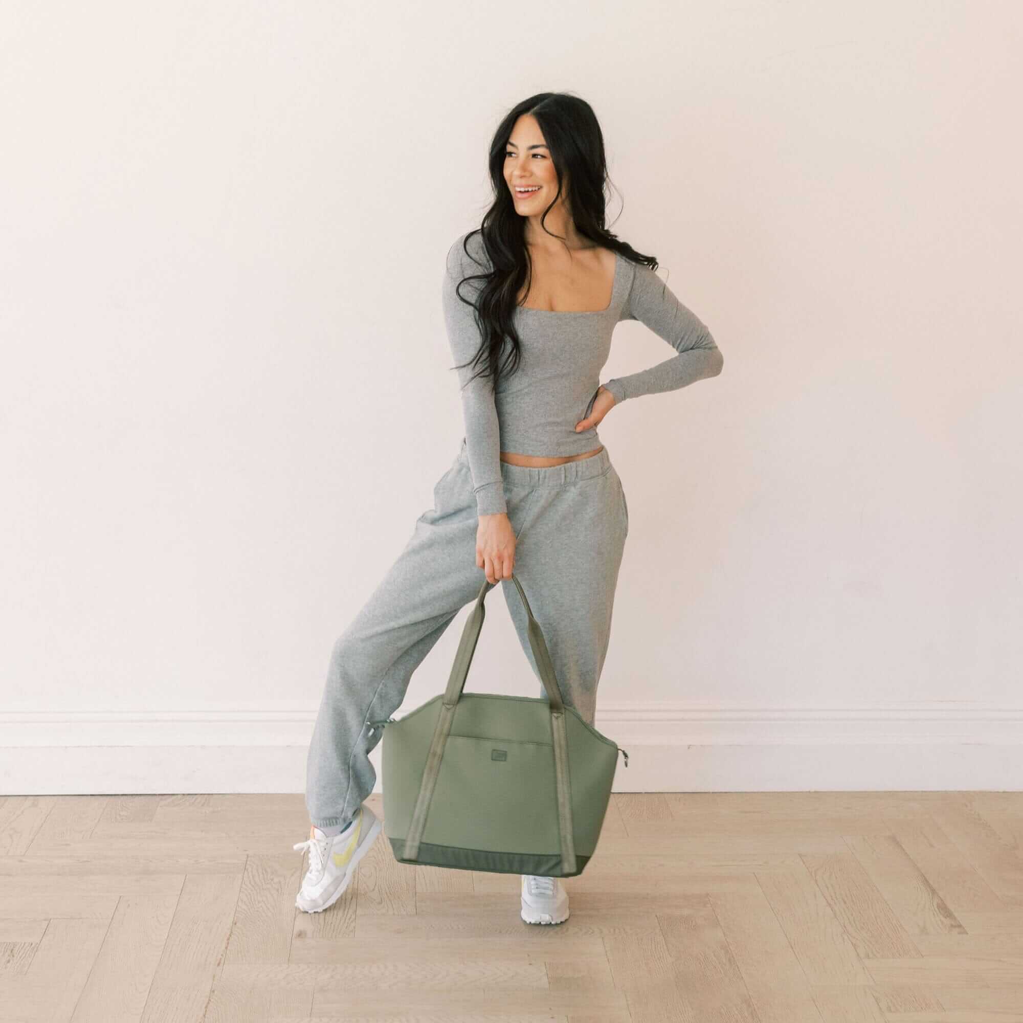 Sage Seoul Neoprene Tote | Milk & Baby