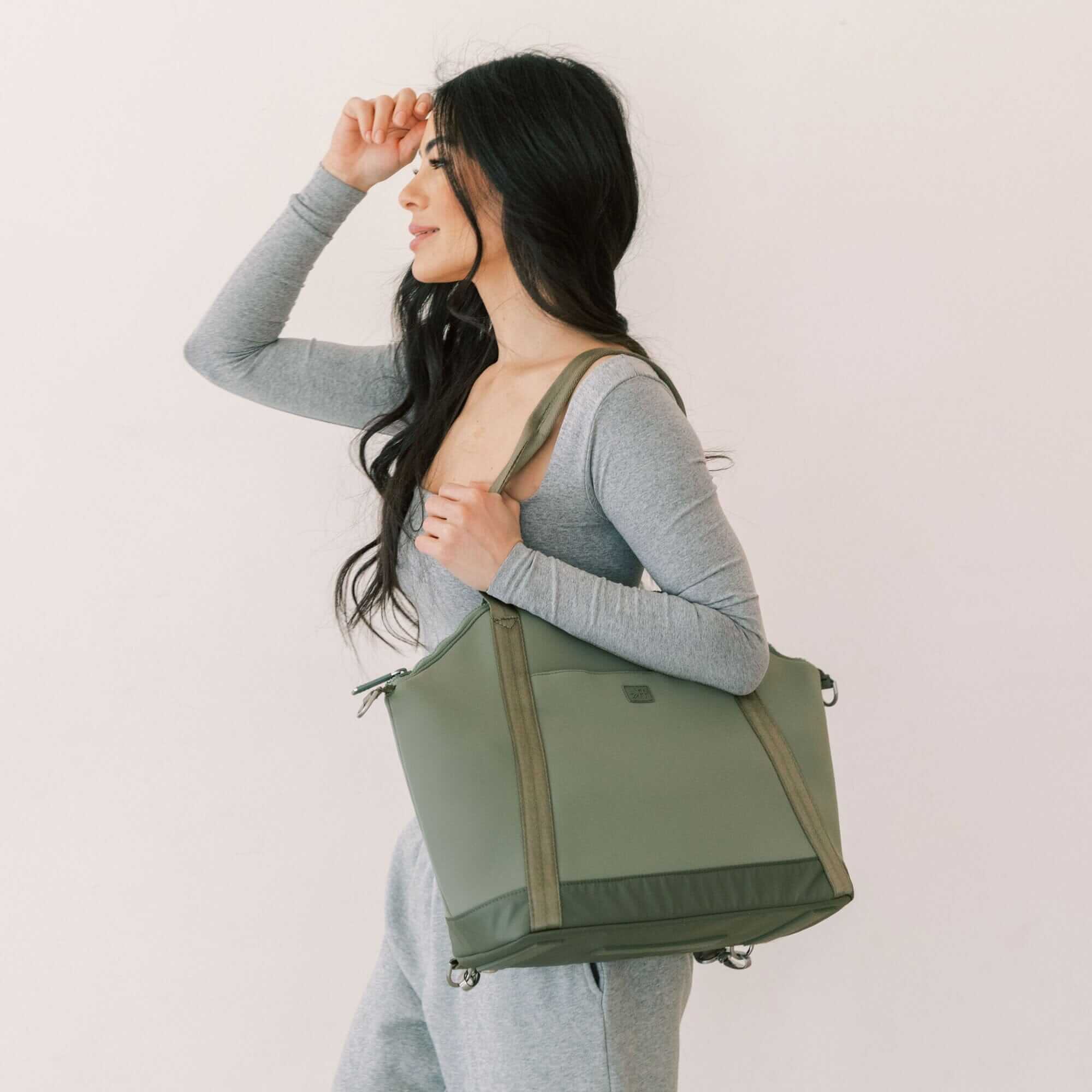 Sage Seoul Neoprene Tote | Milk & Baby