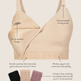 Signature Sublime® Contour Hands-Free Pumping & Nursing Bra | Twilight | Milk & Baby