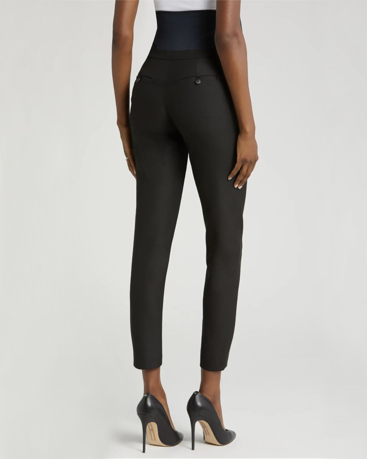Slim Leg Maternity Work Pants in Black | Milk & Baby