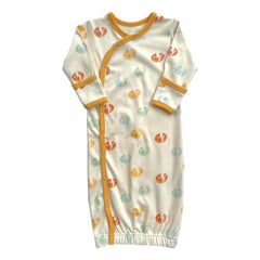 Smiley Bolts | GOTS Certified Organic Cotton Gown | Milk & Baby