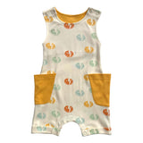 Smiley Bolts | GOTS Certified Organic Cotton Sleeveless Romper