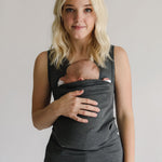 Soothe Shirt | Gray | Milk & Baby