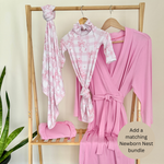 Mommy Robe - Solid Pink | Milk & Baby