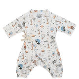Space Print Baby Kimono Onesie | Milk & Baby