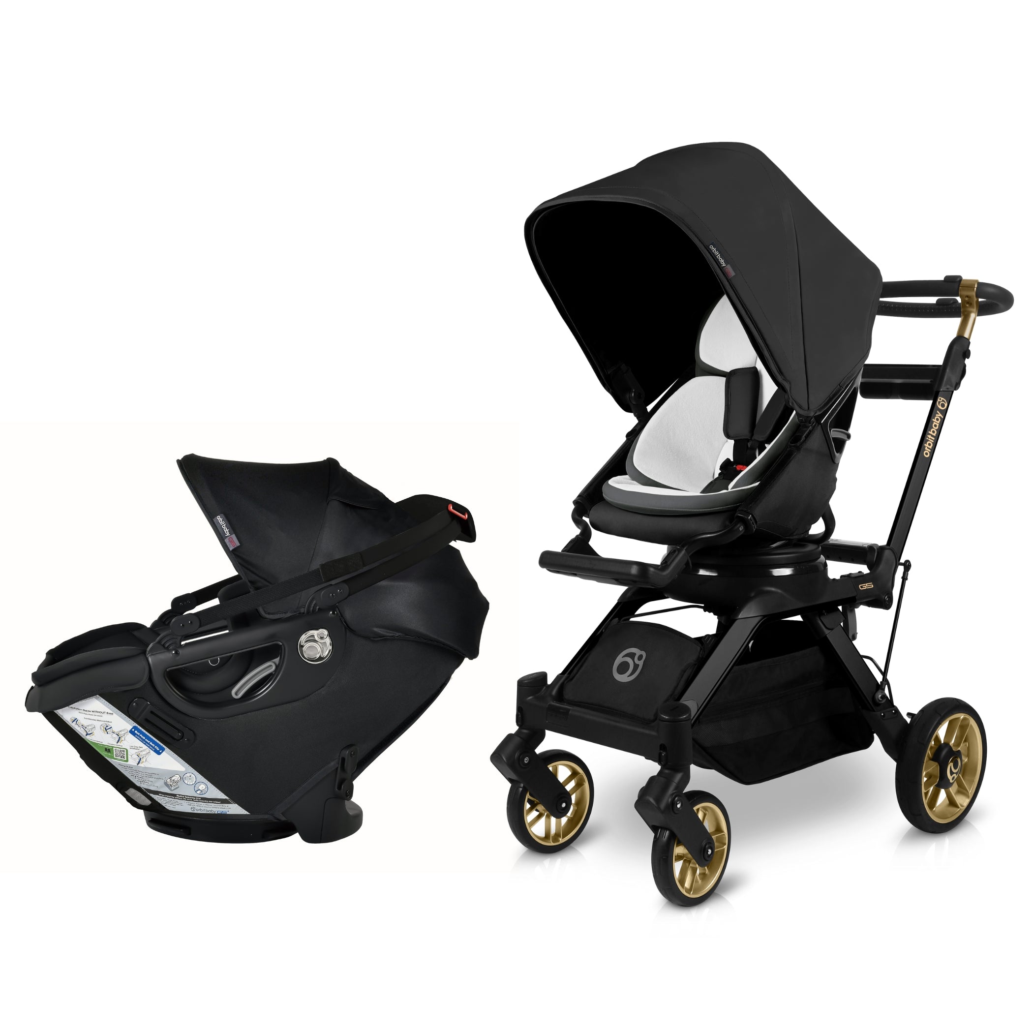 Orbit Baby Stroll & Ride Travel System | Milk & Baby