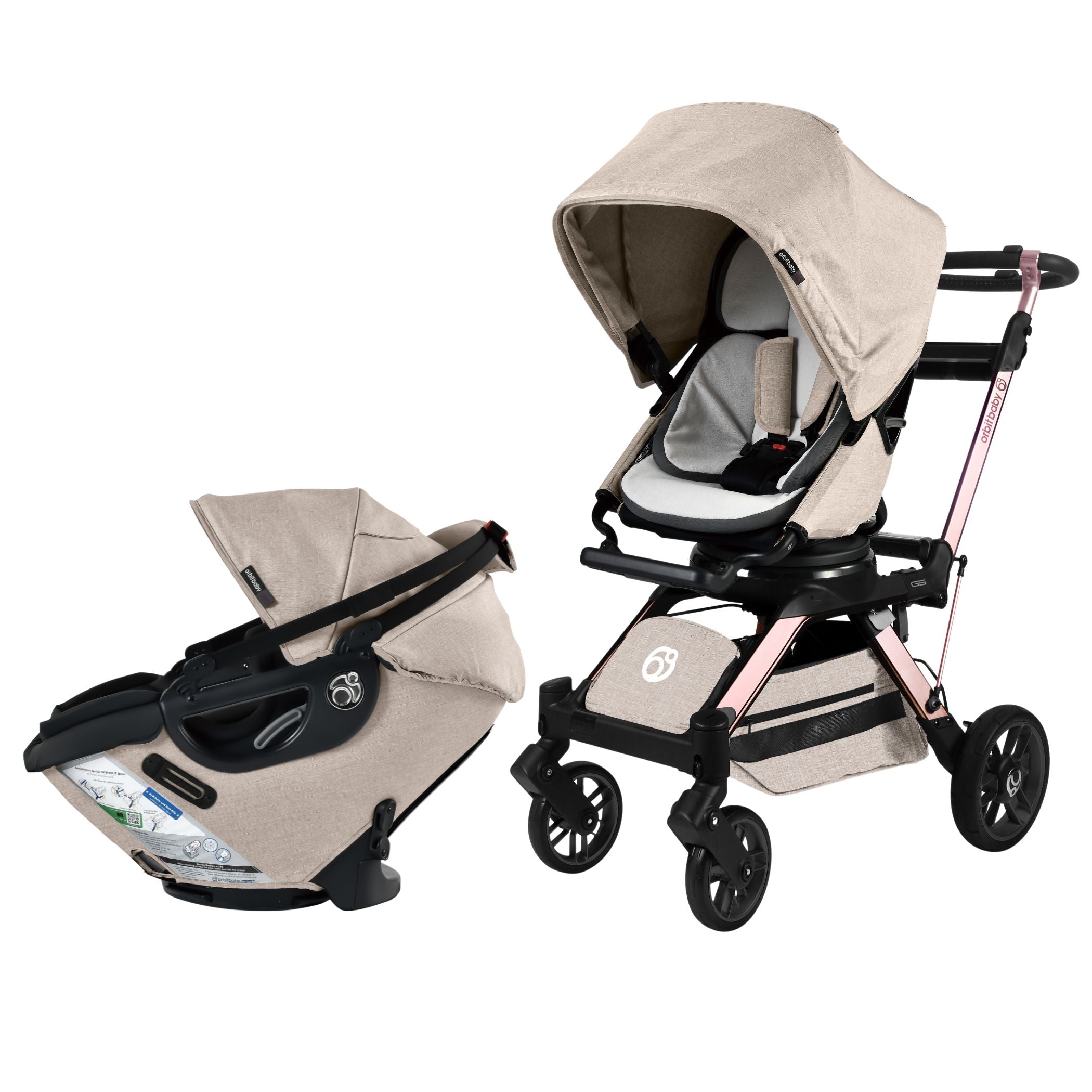 Orbit Baby Stroll & Ride Travel System | Milk & Baby