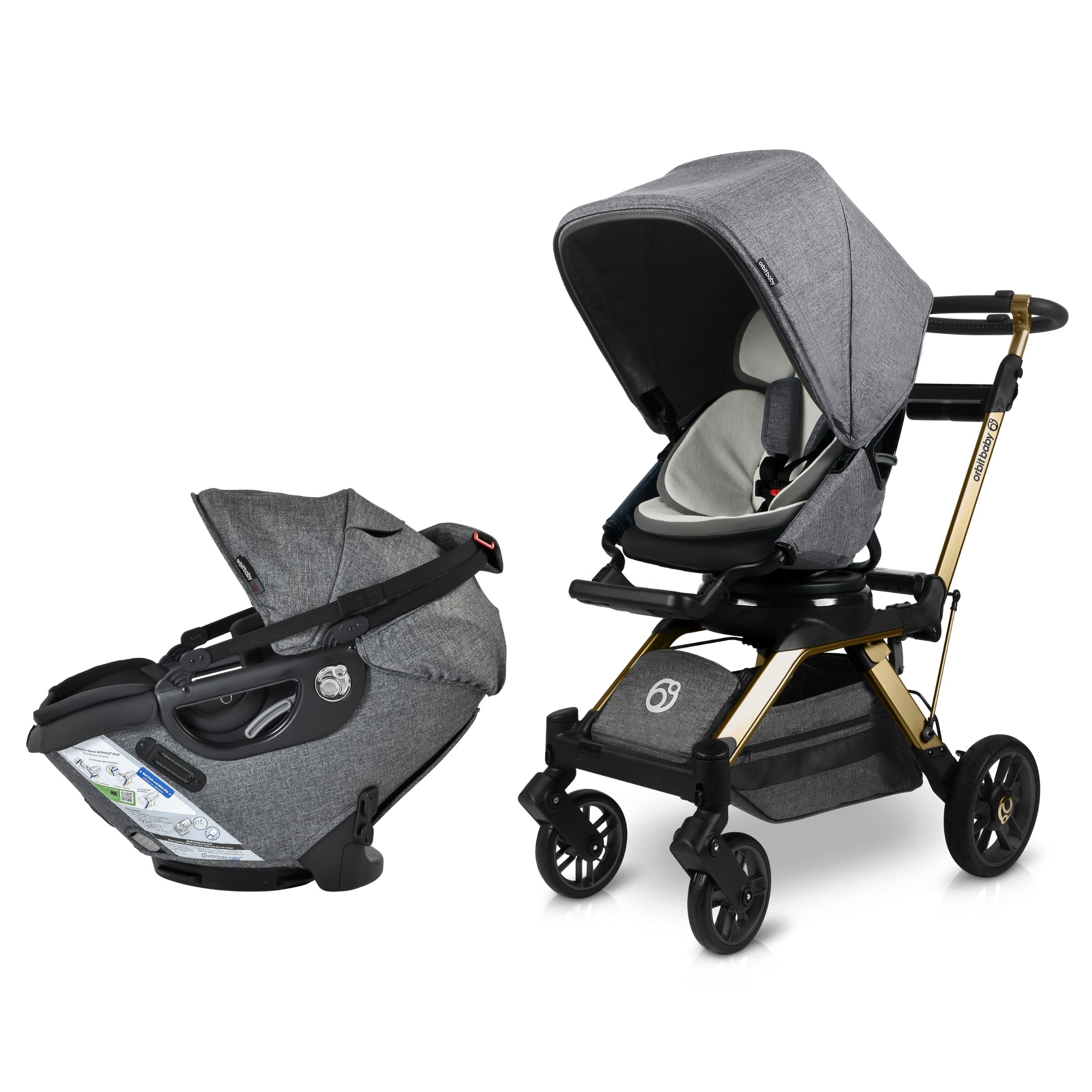 Orbit Baby Stroll & Ride Travel System | Milk & Baby