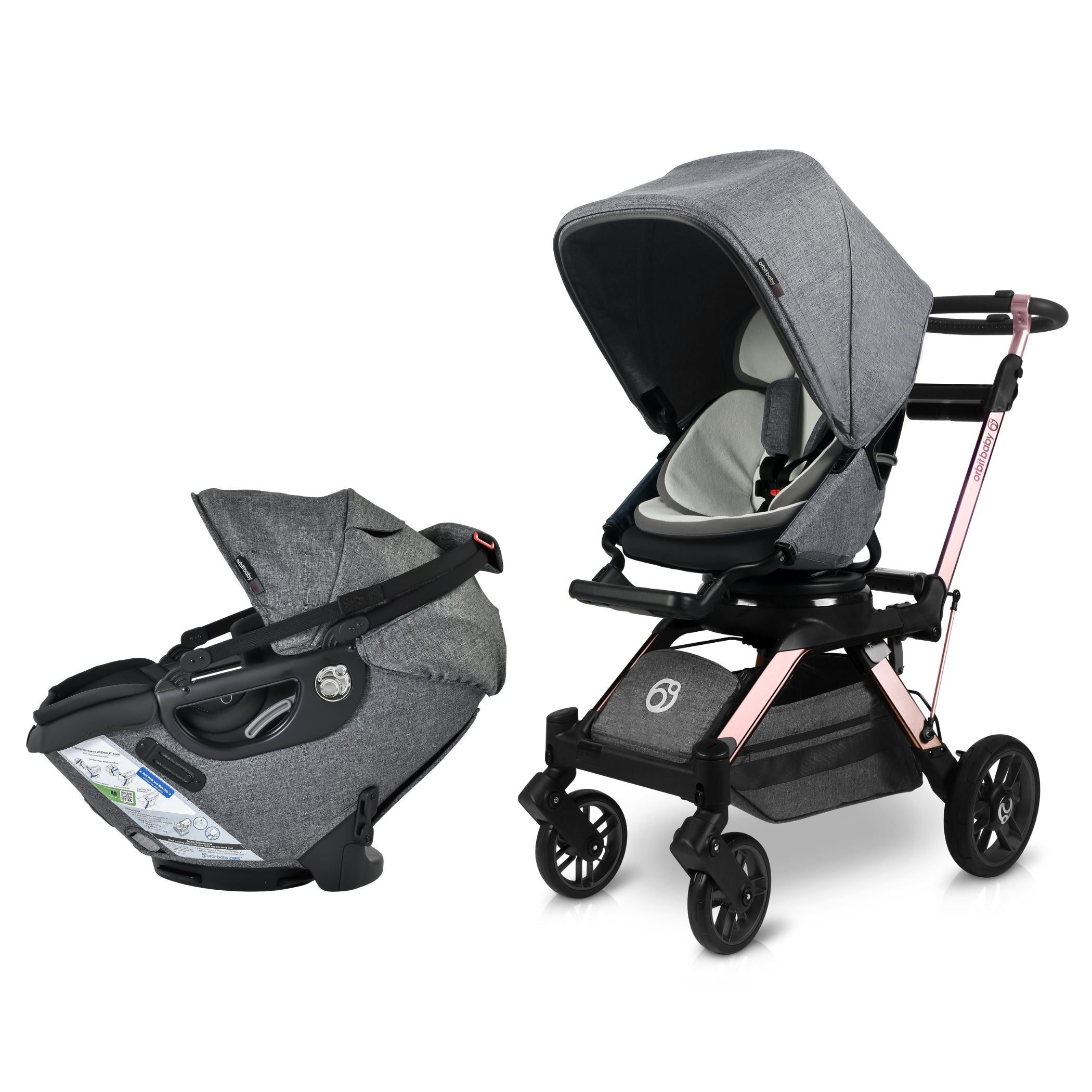 Orbit Baby Stroll & Ride Travel System | Milk & Baby