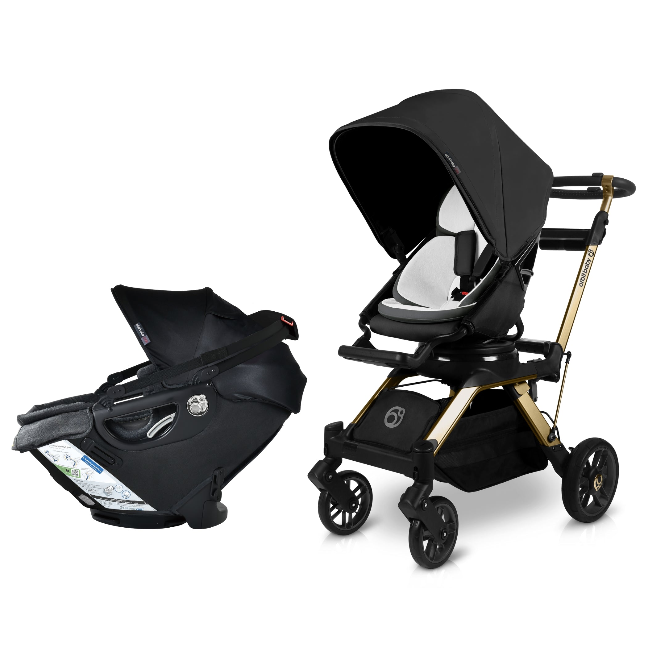 Orbit Baby Stroll & Ride Travel System | Milk & Baby