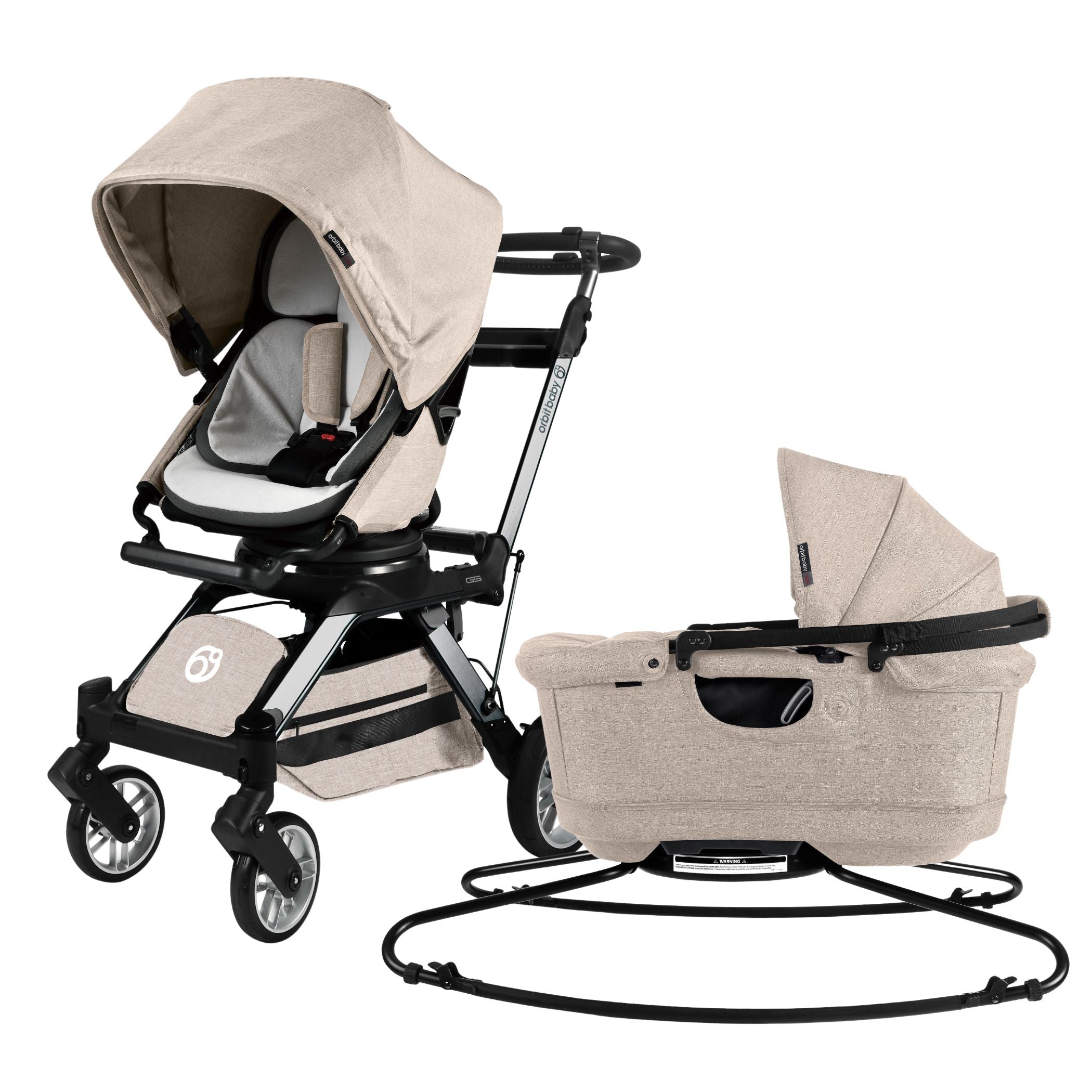 Orbit Baby Stroll & Lounge Travel System | Milk & Baby