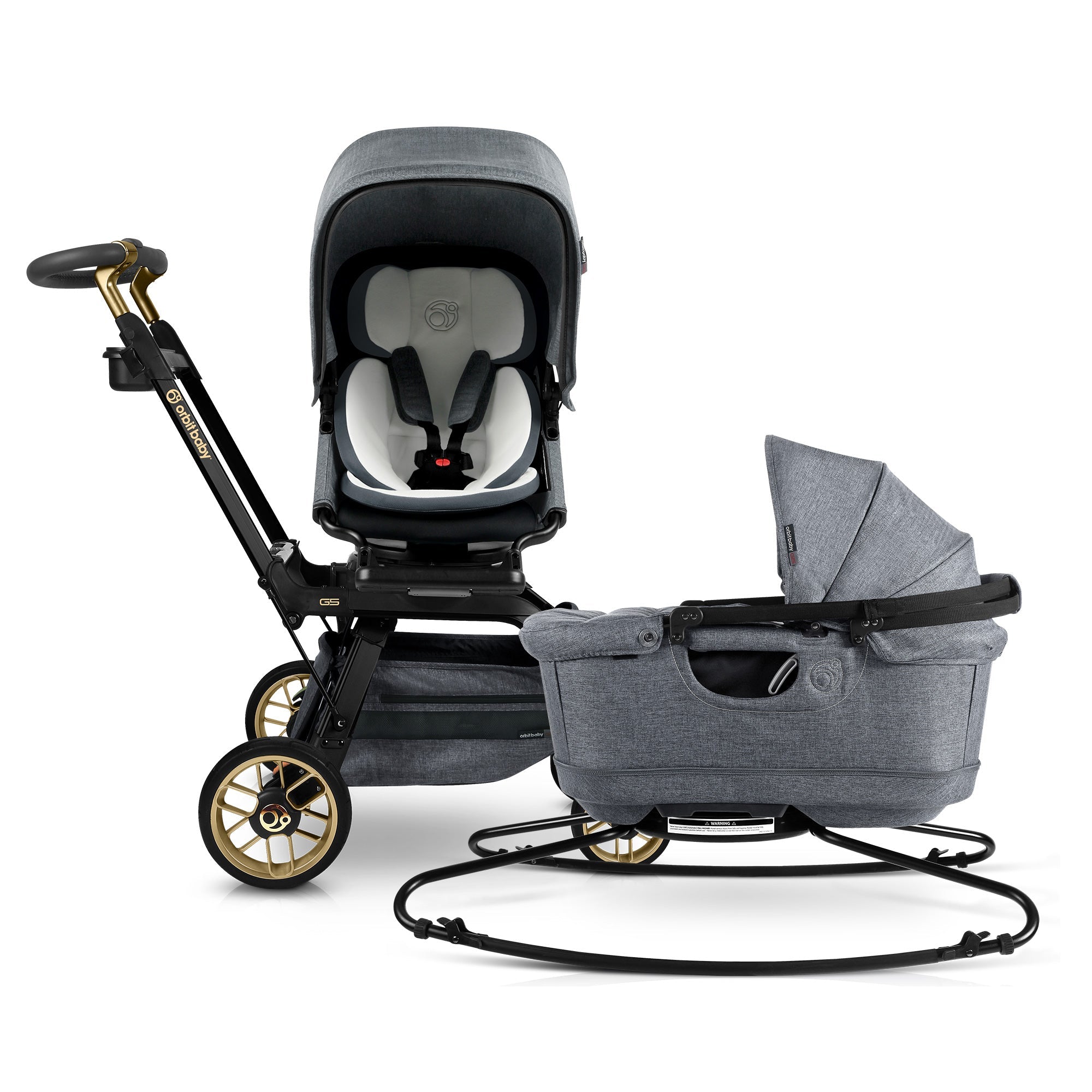 Orbit Baby Stroll & Lounge Travel System | Milk & Baby