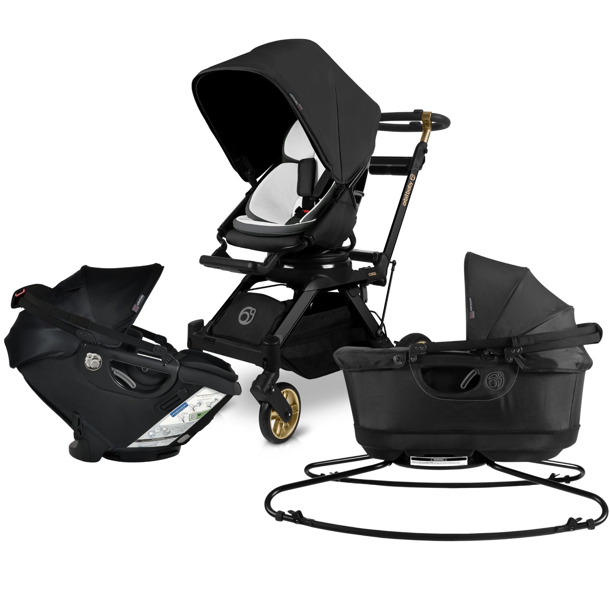 Orbitz Baby Stroll, Lounge, & Ride Travel System | Milk & Baby