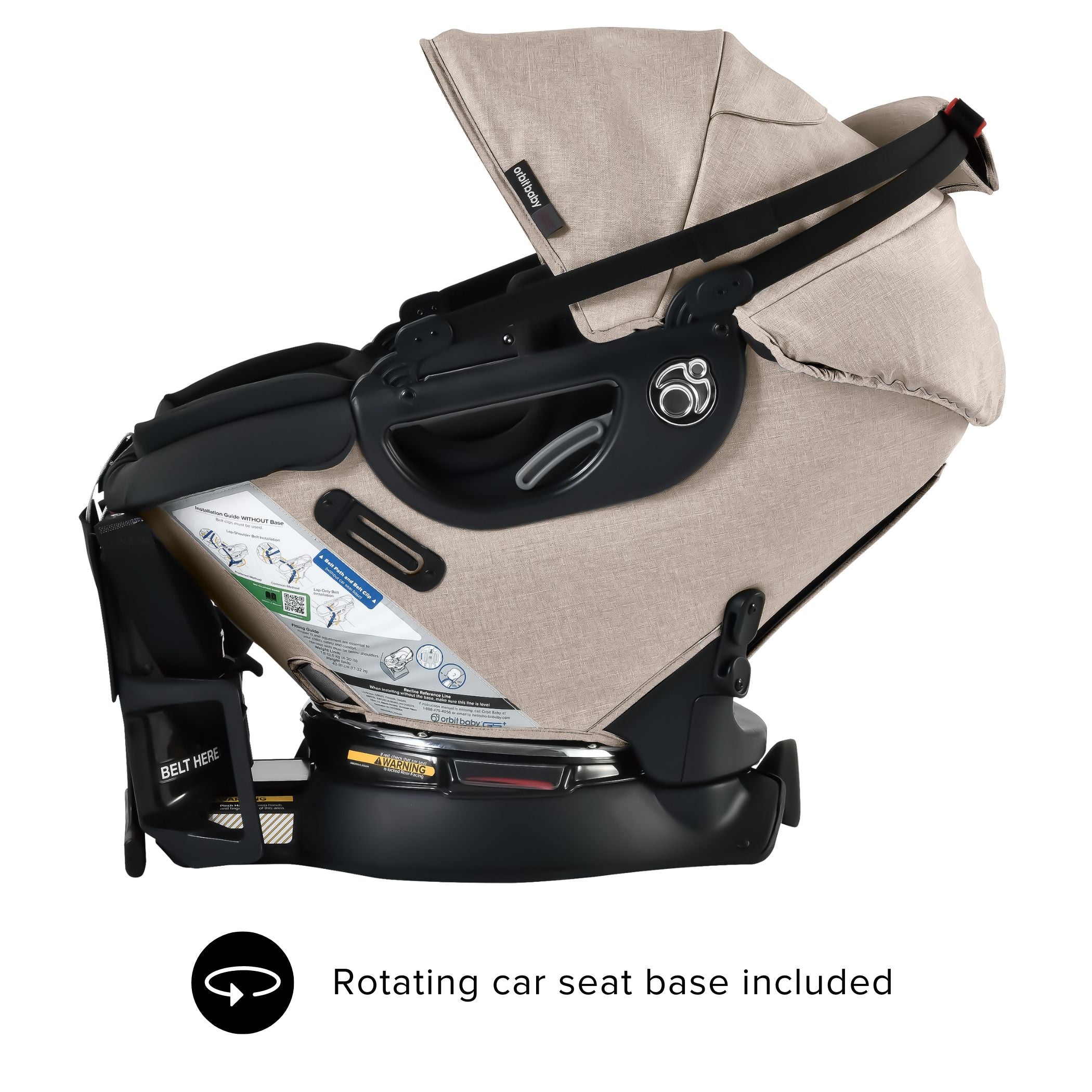 Orbitz Baby Stroll, Lounge, & Ride Travel System | Milk & Baby
